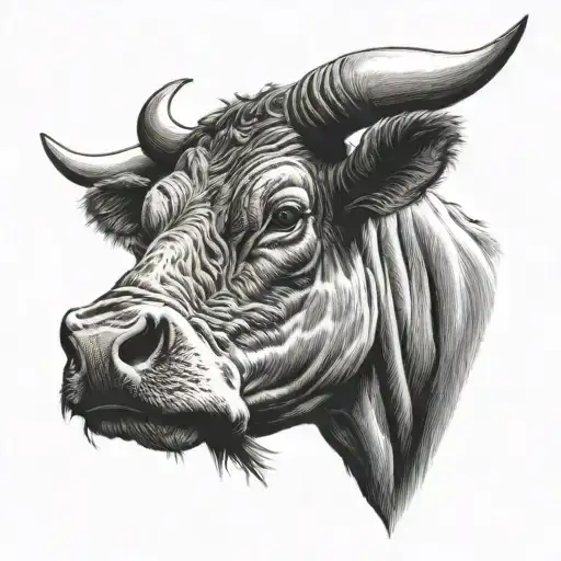 Bull Cow Head