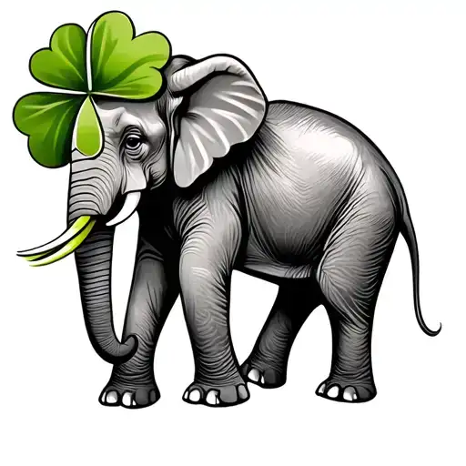 Elephant Four-leaf Clover