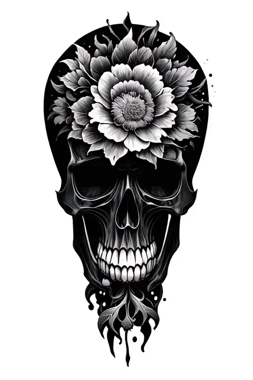 Floral Sun Skulls
