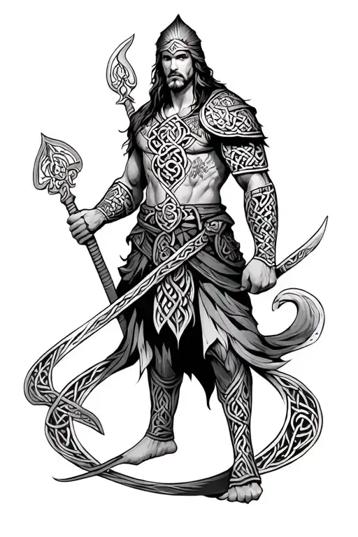 Celtic Warrior Full Sleeve