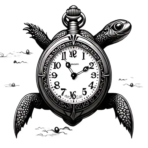Turtle Separated From Pocket Watch