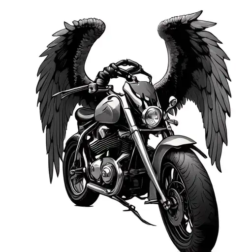 Angel Scorpion Motorcycle October