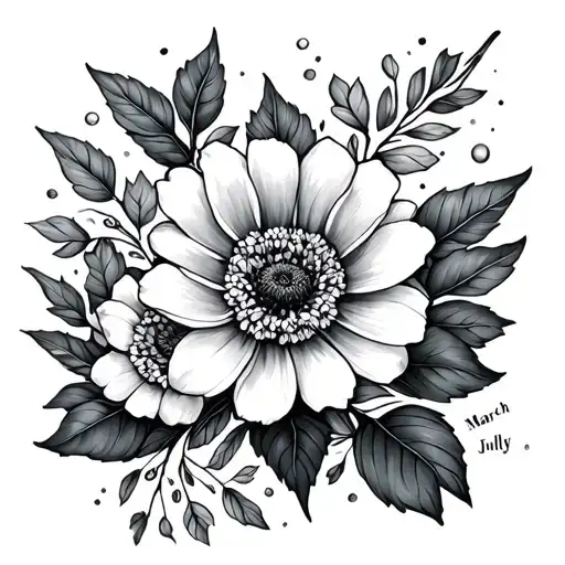 Birth Flower November March And July