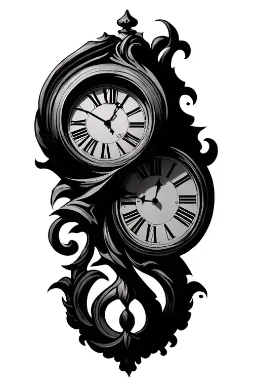 8-13-2009 Clock Roman Numerals Legend