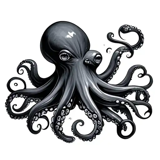 Octopus Site Hat And 2 Baby Octopus