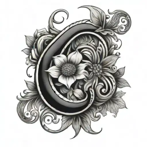 Horse Shoe Half Flowers