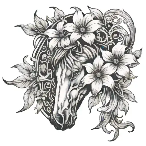 Horse Shoe Half Flowers Growing