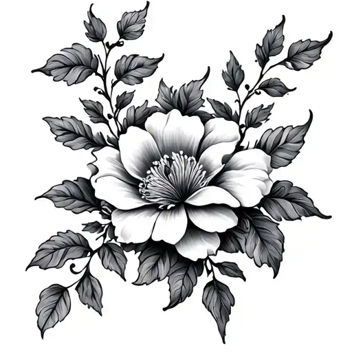 Flowers On Vine Wrapping