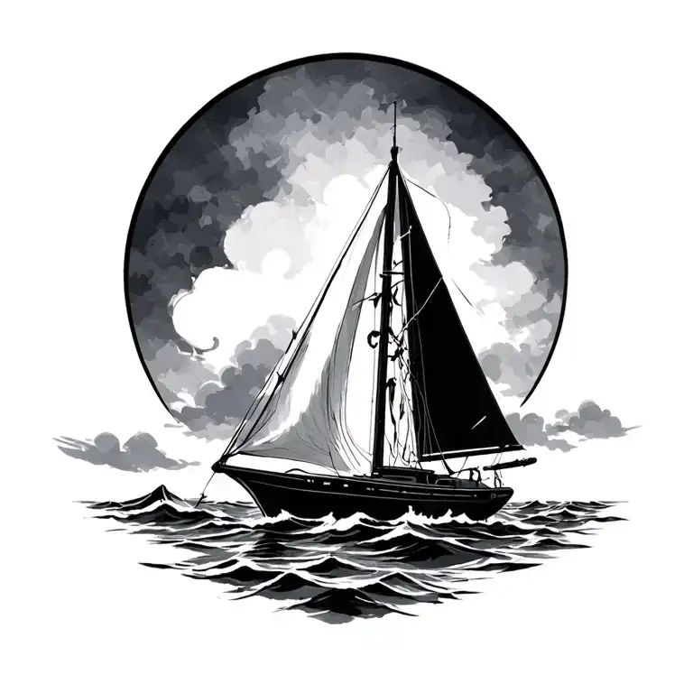 Fine Line Sailboat