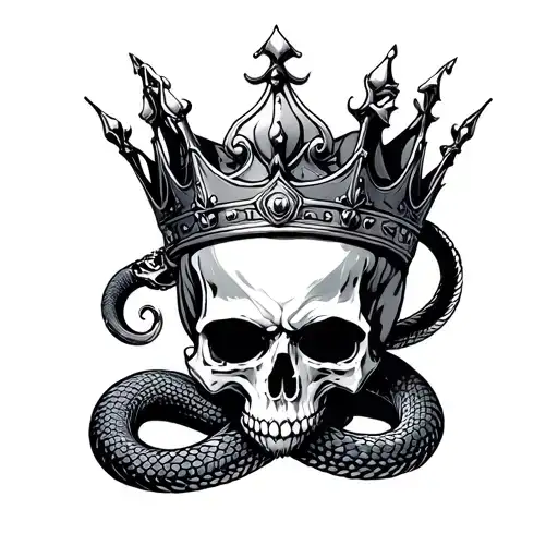 Skull Snake King Crown