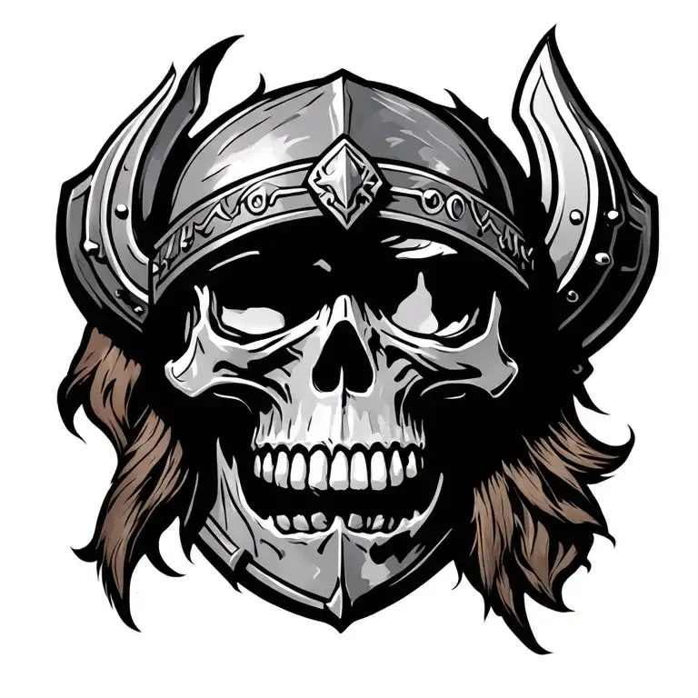 Skull Viking Warrior