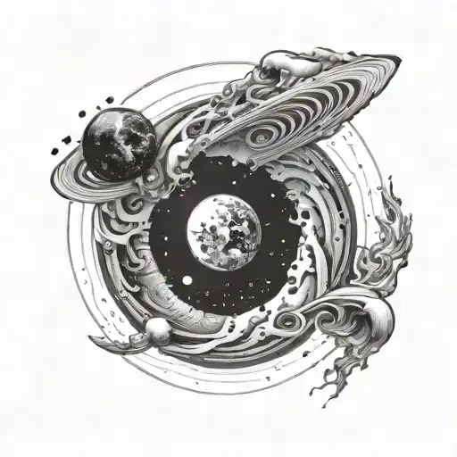 Black Hole Astronomy Physical Representation Combining The Client's Favorite