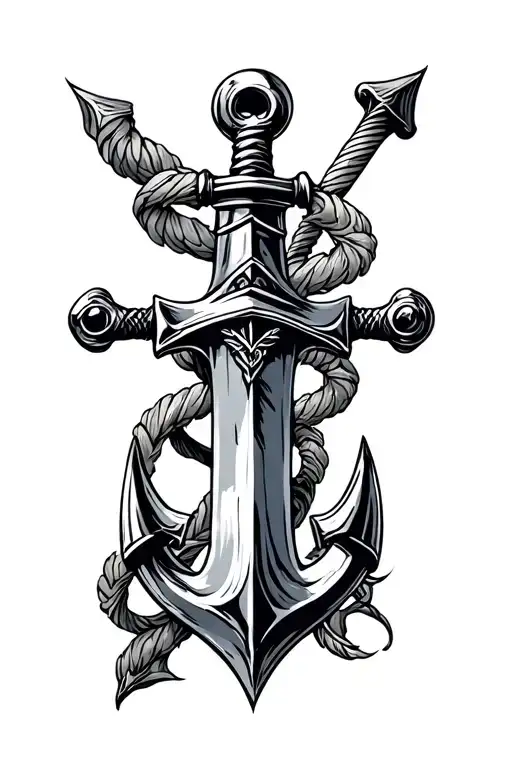 Sword That Turns Into An Anchor