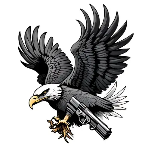 Eagle And Guns