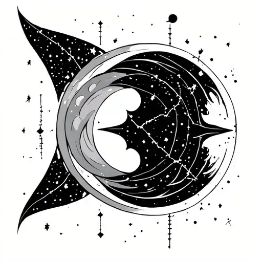 Aquarius Constellation Reflecting