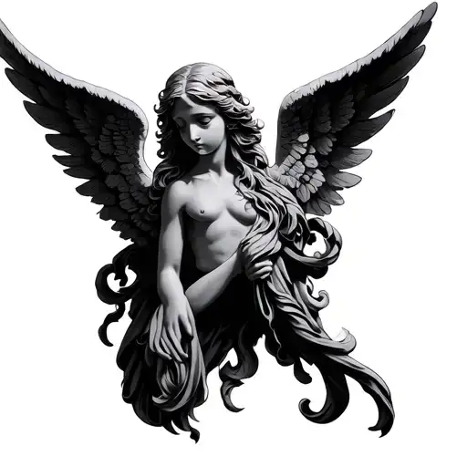 Biblically Accurate Angel Made Of Eyes And Wings