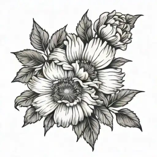 Carnation & Daisy Flowers