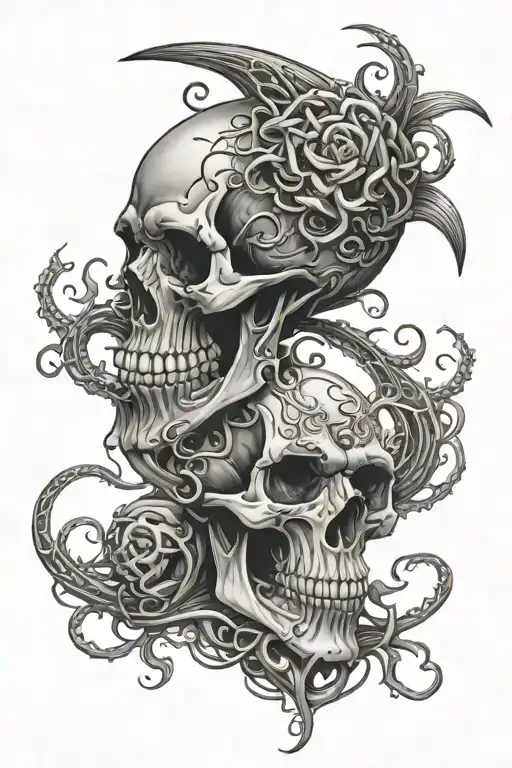 Skull And Tenticles