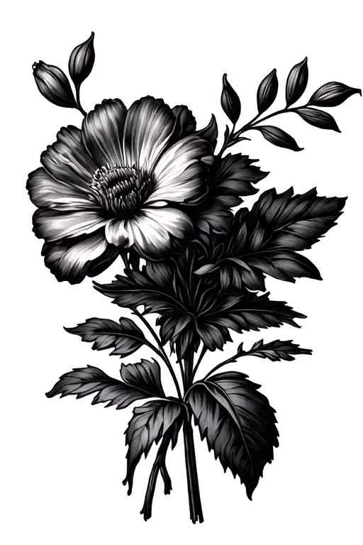 Birth Flower Bouquet May And September Birth Flower