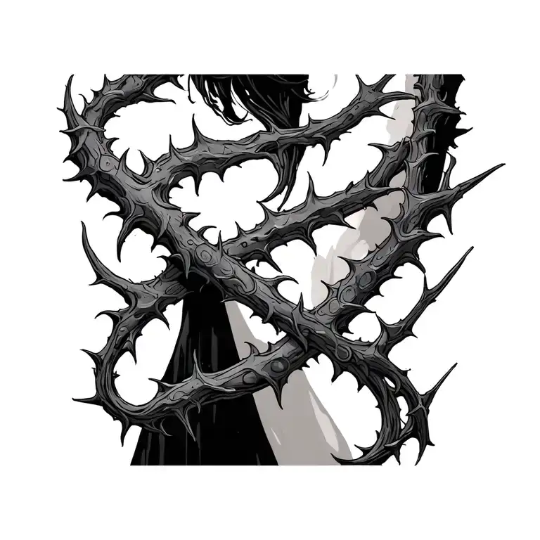 Thorns Wrapping Around Arm