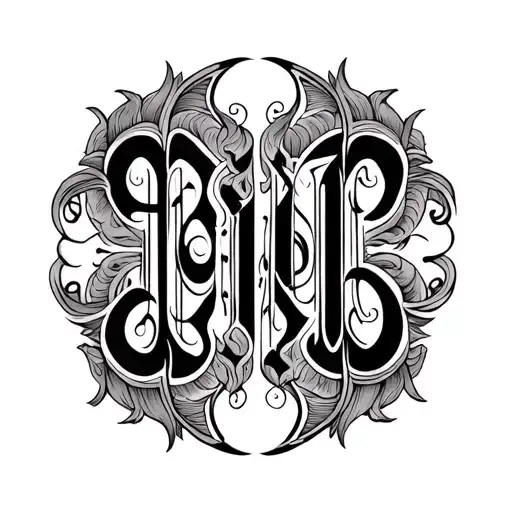 Two Word Ambigram Generator