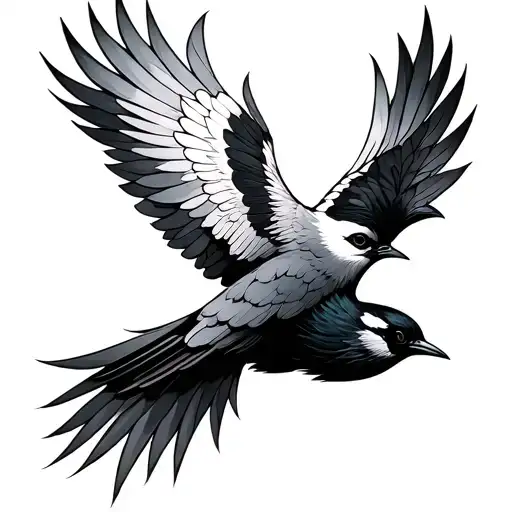 Finix Bird With Reprsenting