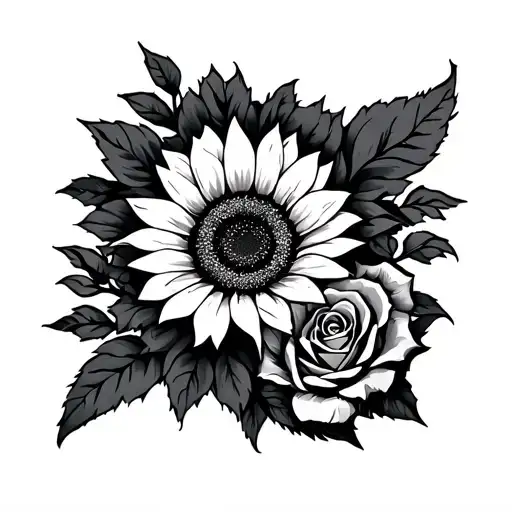 I Want The Words Give Yourself A Reason With A Sunflower And Rose Around The Words