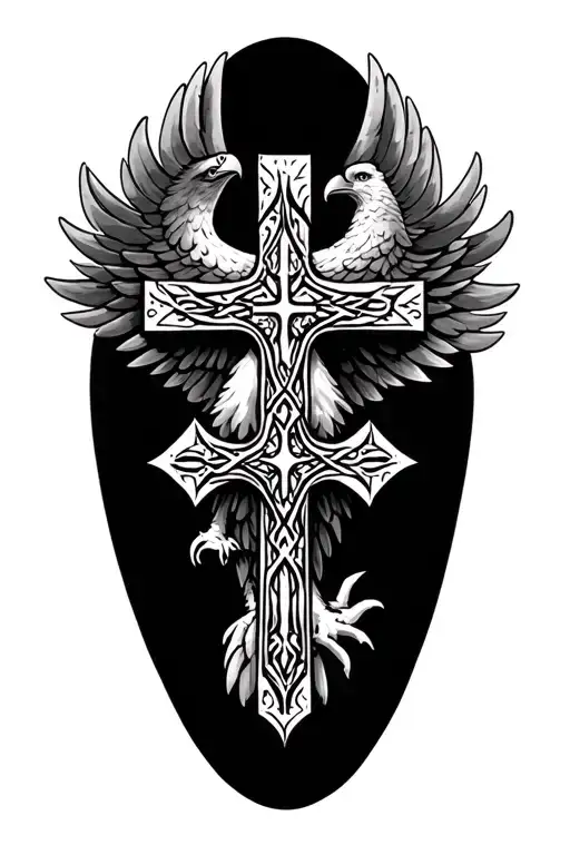 Cross And Eagle
