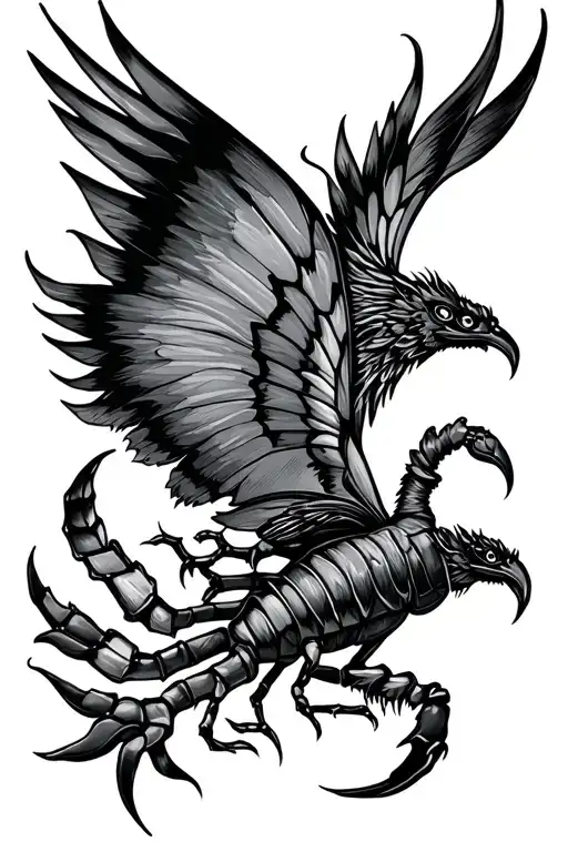 Scorpio Phoenix Butterfly