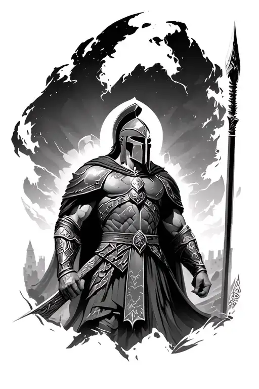 Spartan And Fortress