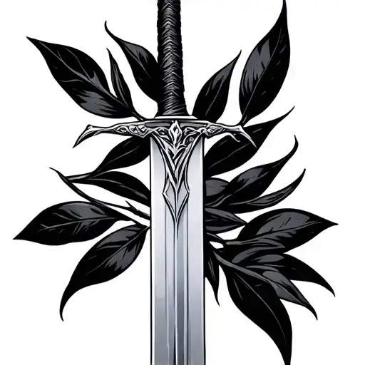 Sword Cutting Olive Branch