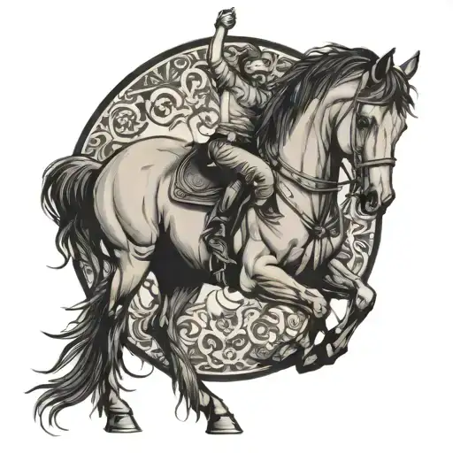 Horse Death Kneel Before No Man