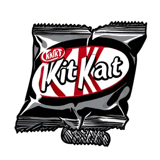 Single Line Kit Kat Bar