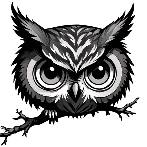 Owl With Four Eyes