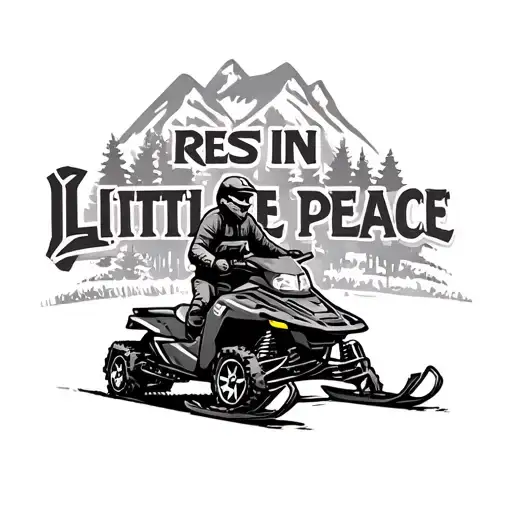 Rest In Peace Little E With Snowmobiles And 4 Wheelers And Valders Boy Scouts Troop 918