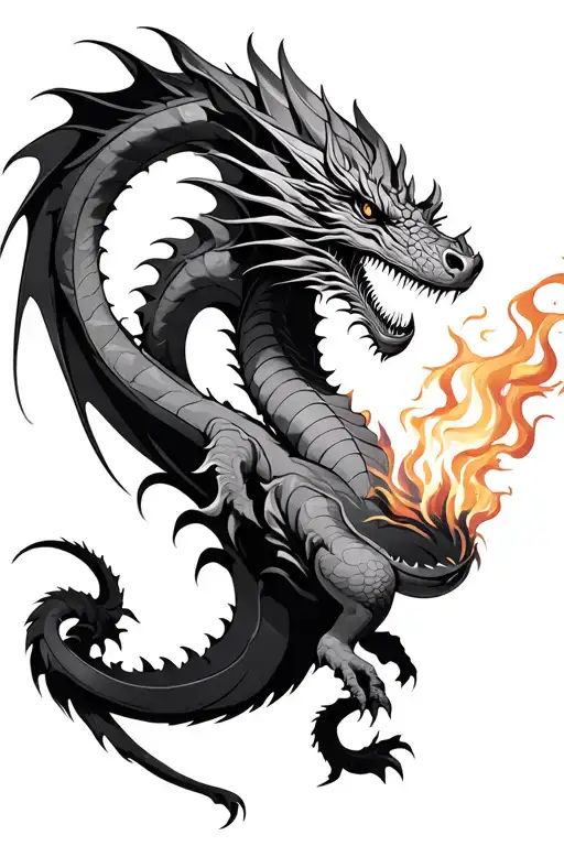 Dragon Breathing Fire