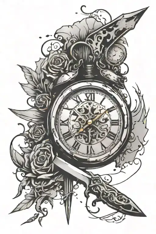 Killing Clock With Knife