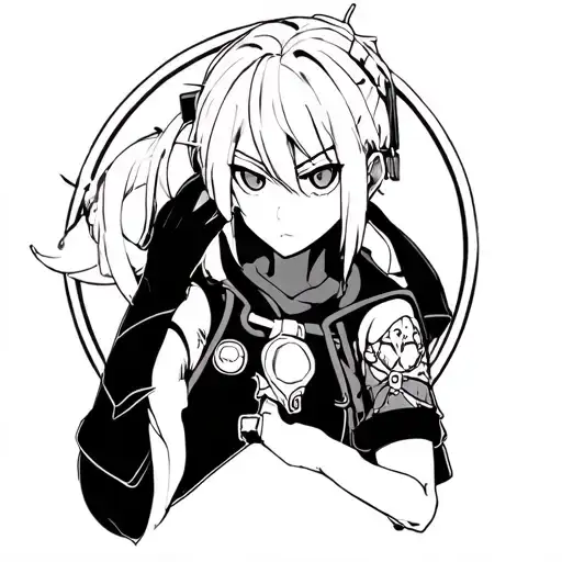 Dr Stone Anime Character Next To Black Cover Anime