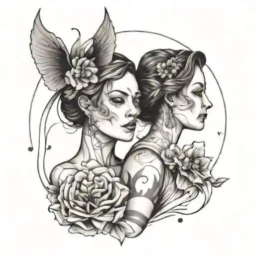 Mother And Daughter Minimal