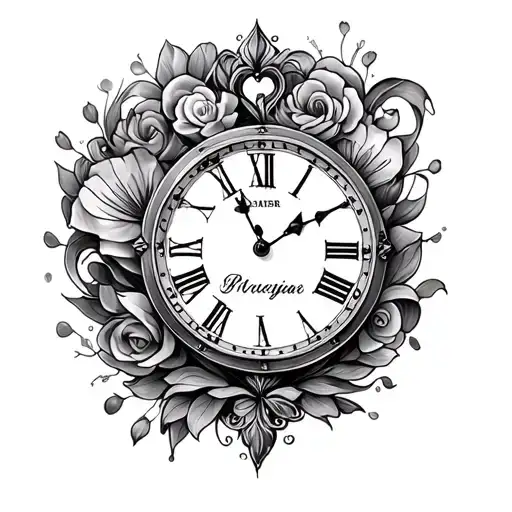 3 Clock Design For A Woman With Kids Names
