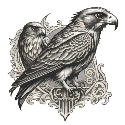 Falcon Gothic Subtlety Mysticism