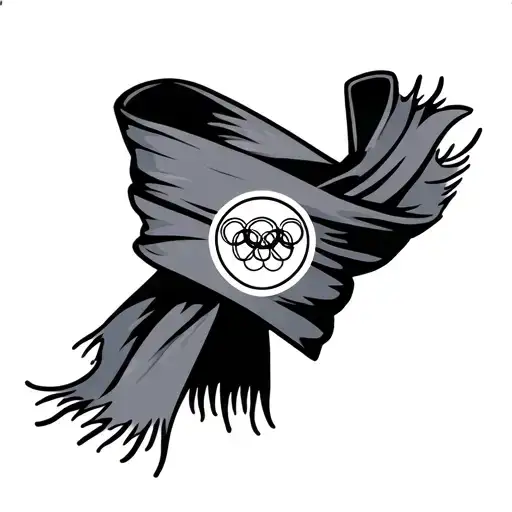 Olympics Of Marseille Football Scarf Wrapped