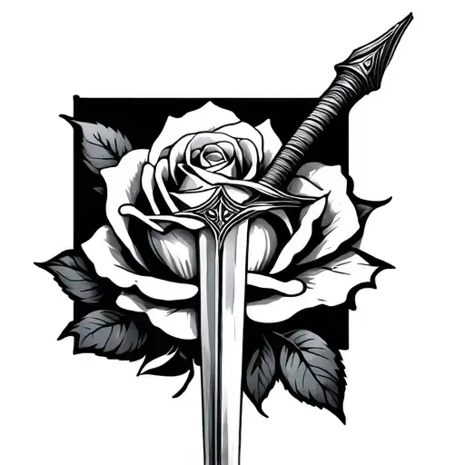 A Sword In A Rose