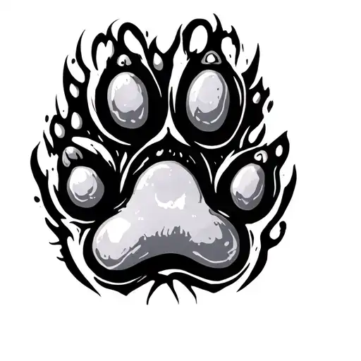 Dog Paw Print