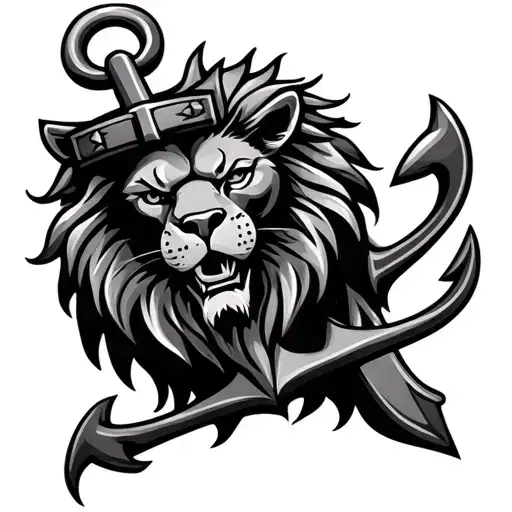 Anchor Lion Wearing