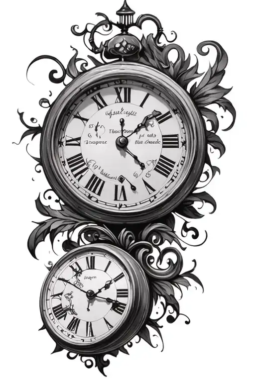 One Big Clock One Small Clock