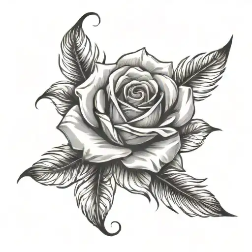 Rose And Feather Transforming