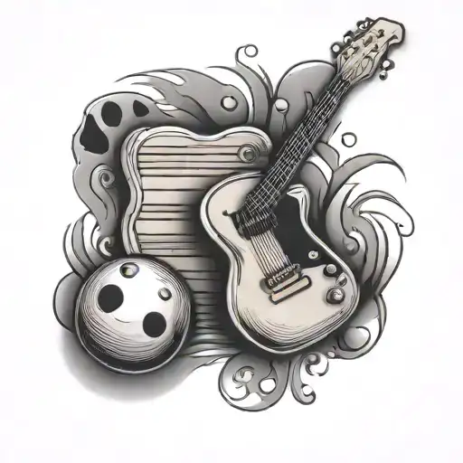 Guitar And Bowling