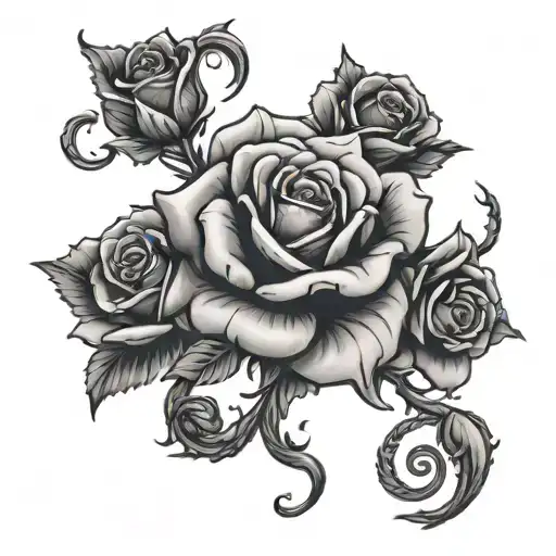 Medusa Roses Blooming