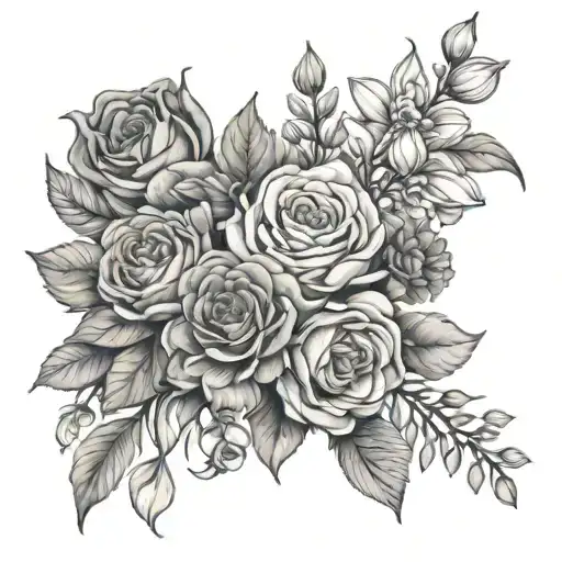 Birth Flower Bouquet